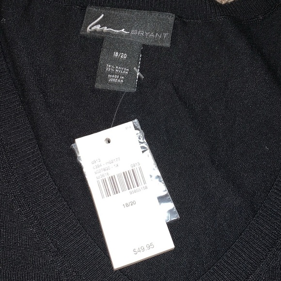BNWT V-Neck Lane Bryant Sweater - Picture 2 of 5